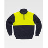 Sudadera combinada WORKTEAM C9840 costuras reforzadas