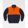 Sudadera combinada WORKTEAM C9840 costuras reforzadas