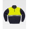 Sudadera combinada WORKTEAM C9841 con cintas reflectantes