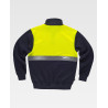 Sudadera combinada WORKTEAM C9841 con cintas reflectantes