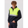 Sudadera combinada WORKTEAM C9841 con cintas reflectantes