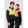 Sudadera combinada WORKTEAM C9841 con cintas reflectantes