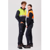 Sudadera combinada WORKTEAM C9841 con cintas reflectantes