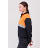 Sudadera combinada WORKTEAM C9841 con cintas reflectantes