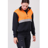 Sudadera combinada WORKTEAM C9841 con cintas reflectantes