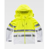 Chaqueta Workshell alta visibilidad WORKTEAM S9525 con capucha