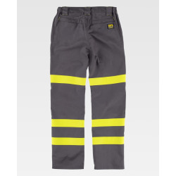 Pantalón técnico con Visibilidad Realzada WORKTEAM B1496 ignífugo