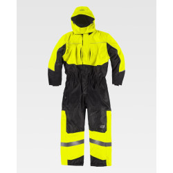 Buzo impermeable acolchado WORKTEAM C7020 visibilidad realzada