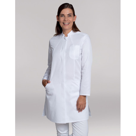 Bata corta sanitaria para mujer LEIBER 08/2138 tejido Tencel®