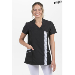 Casaca de peluquería para mujer DYNEKE 8051 manga corta