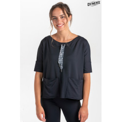 Camiseta de mujer para peluquería DYNEKE 8117 con bolsillos