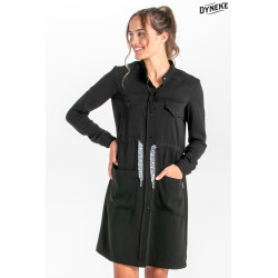 Vestido camisero de mujer DYNEKE 8109 para peluquería