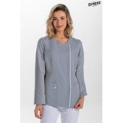 Chaqueta sanitaria DYNEKE 8803 para mujer manga larga