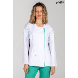 Chaqueta sanitaria DYNEKE 8803 para mujer manga larga