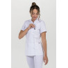 Chaqueta sanitaria para mujer DYNEKE 8043 de manga corta