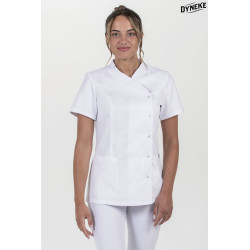 Chaqueta sanitaria para mujer DYNEKE 8043 de manga corta