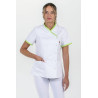 Chaqueta sanitaria para mujer DYNEKE 8043 de manga corta