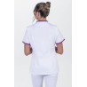 Chaqueta sanitaria para mujer DYNEKE 8043 de manga corta