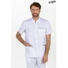 Chaqueta sanitaria de manga corta DYNEKE 8072 para hombre