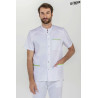 Chaqueta sanitaria de manga corta DYNEKE 8072 para hombre