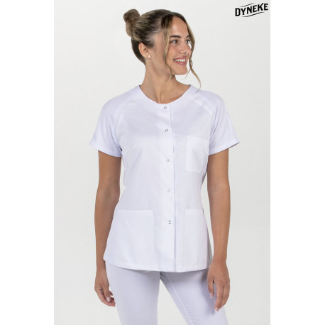 Chaqueta sanitaria para mujer DYNEKE 8820 manga ranglan