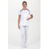 Chaqueta sanitaria para mujer DYNEKE 8820 manga ranglan