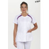 Chaqueta sanitaria para mujer DYNEKE 8820 manga ranglan