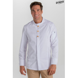 Chaqueta de hostelería DYNEKE 8801 para hombre manga corta