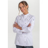 Chaqueta de cocinera DYNEKE 8448 de manga larga