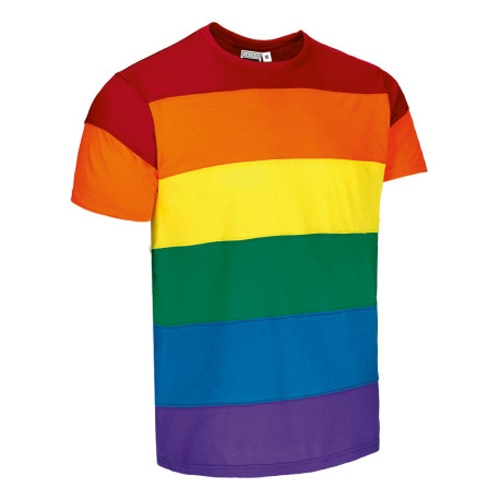 Camiseta unisex VALENTO RAINBOW de manga corta