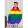 Sudadera con capucha VALENTO RAINBOW multicolor