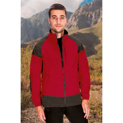 Chaqueta softshell VALENTO CALEDONIA con refuerzos