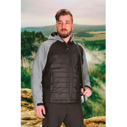 Chaqueta acolchada softshell VALENTO BERING con capucha