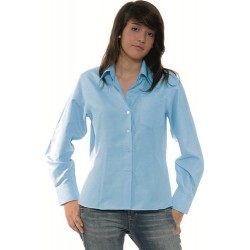 Camisa de mujer VALENTO Mod. Oxford Manga Larga