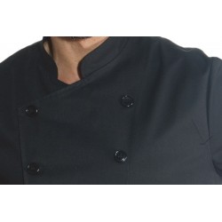 Chaqueta básica de cocinero manga larga negra DYNEKE 8440701