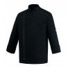 Chaqueta de cocina unisex EGOCHEF 108032 BLACK ZIP