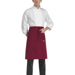 Delantal mediano EGOCHEF 701003 BORDEAUX (Pack 2 uds.)