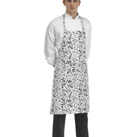 Delantal Peto Con Bolsillo EGOCHEF Mod. Chefwear 704101