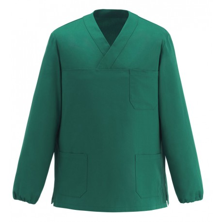 Casaca sanitaria unisex M/L verde EGOCHEF 412010 LEONARDO