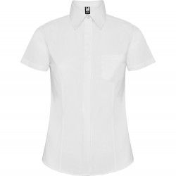 Camisa Blanca Mujer Manga Corta