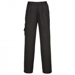 Pantalones de trabajo T1, Pantalones de trabajo negros de verano para mujer