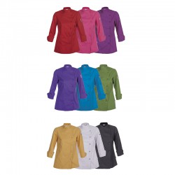 Chaquetilla de mujer para cocina manga larga MONZA 04141, compra