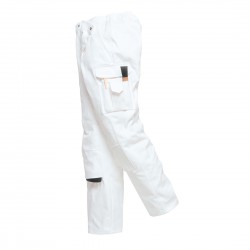 La Iglesia Diariamente éxito Pantalones de trabajo Color Blanco, compra online