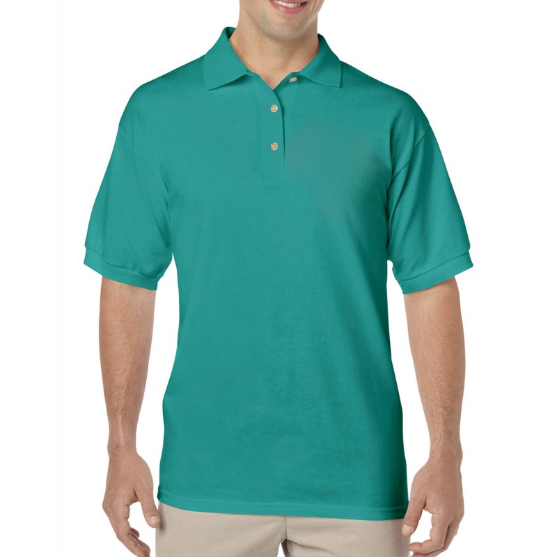 Polo de punto liso de manga corta para hombre GILDAN 8800