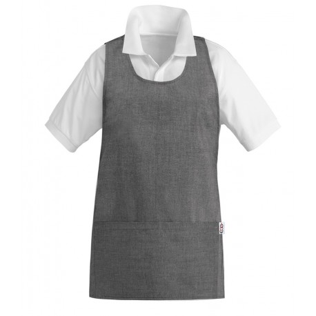 Poncho unisex de cocina / sanidad EGOCHEF 6500067C GREY MIX