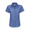 Camisa Oxford M/Corta Mujer B&C SWO04