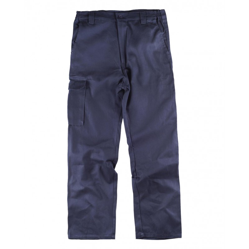 Pantalón multibolsillo WORKTEAM B1455 de algodón grueso, compra online