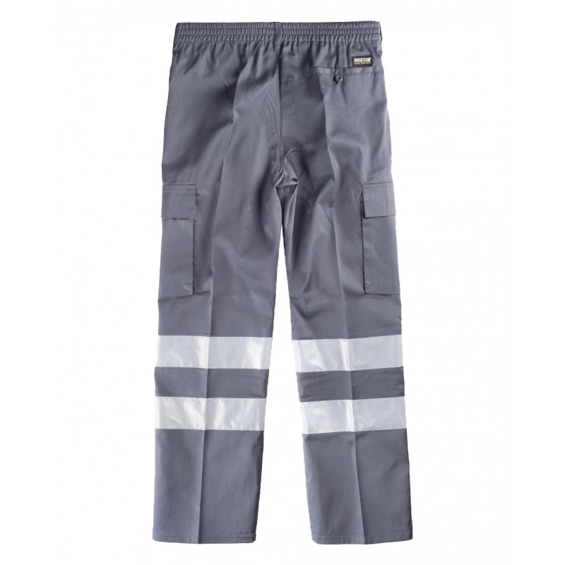 ▷ pantalón multibolsillo con bandas reflectantes WR.3.100 R Worko