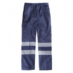 Pantalón de trabajo multibolsillos algodón ligero. Ropa WorkTeam B1456