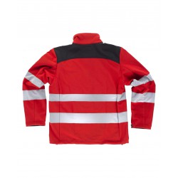 Chaqueta Workshell WORKTEAM C2931 con cintas reflectantes